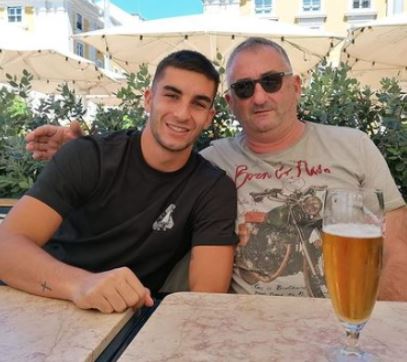 M Dolores Garcia Alcover son Ferran Torres and ex-husband